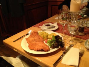 Das bekannte Wiener Schnitzel