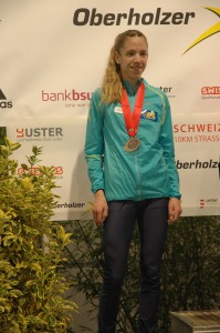 Silber für Martina Strähl SM 10km 2015